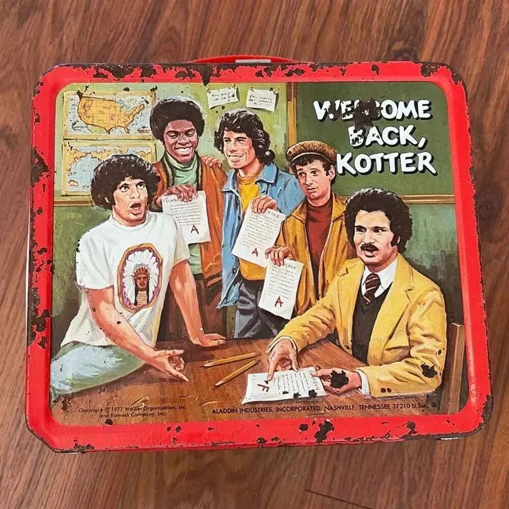 Welcome back Kotter 1977 vintage metal lunchbox